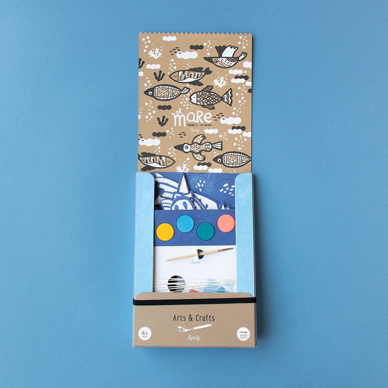 Activitat de pintar mòbil i aquarel·les